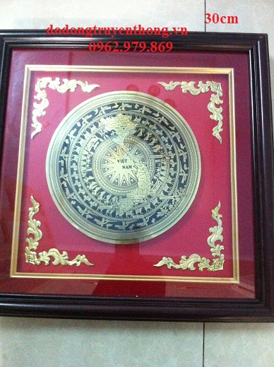 Tranh mặt trống đồng quà tặng Việt nam